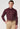 Men Maroon Regular Fit Formal Shirt