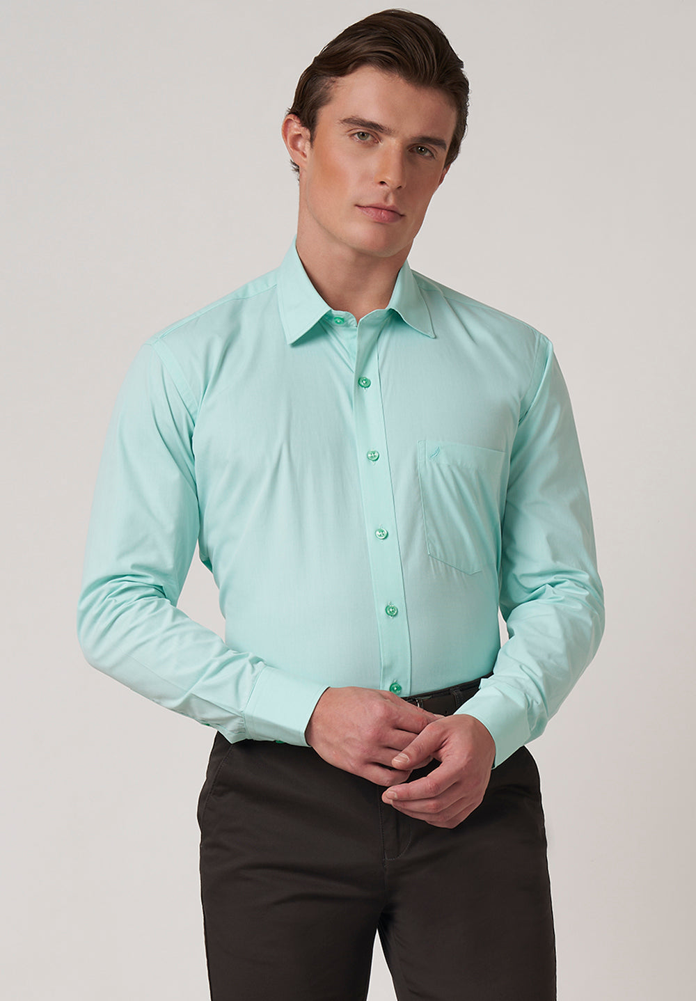 Aerosoft Pure Cotton Formal-Regular Fit Shirt - 49022