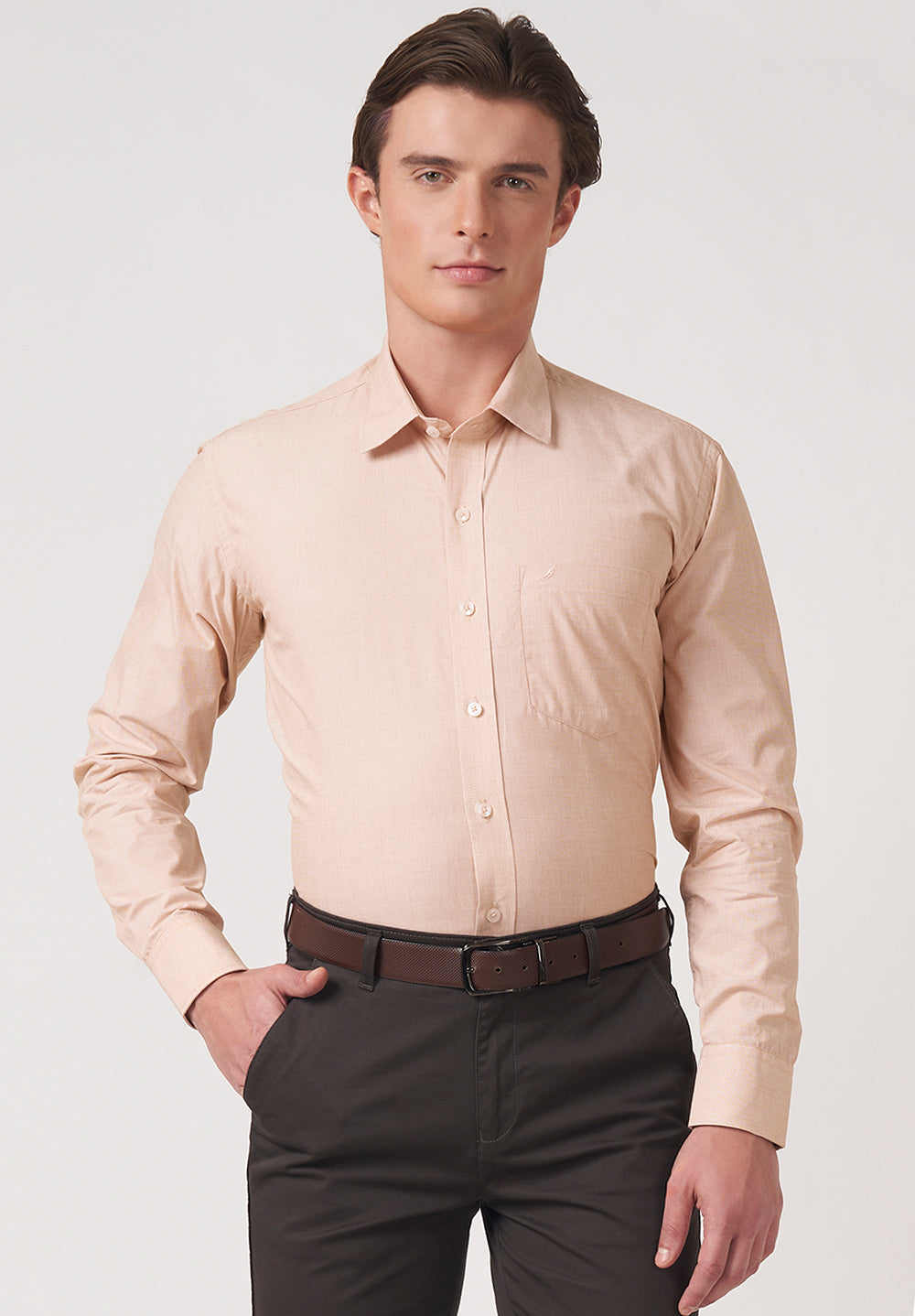 Aerosoft Pure Cotton Formal-Regular Fit Shirt - 49021