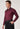 Men Maroon Slim Fit Formal Shirt