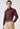 Men Maroon Regular Fit Formal Shirt