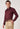 Men Maroon Regular Fit Formal Shirt