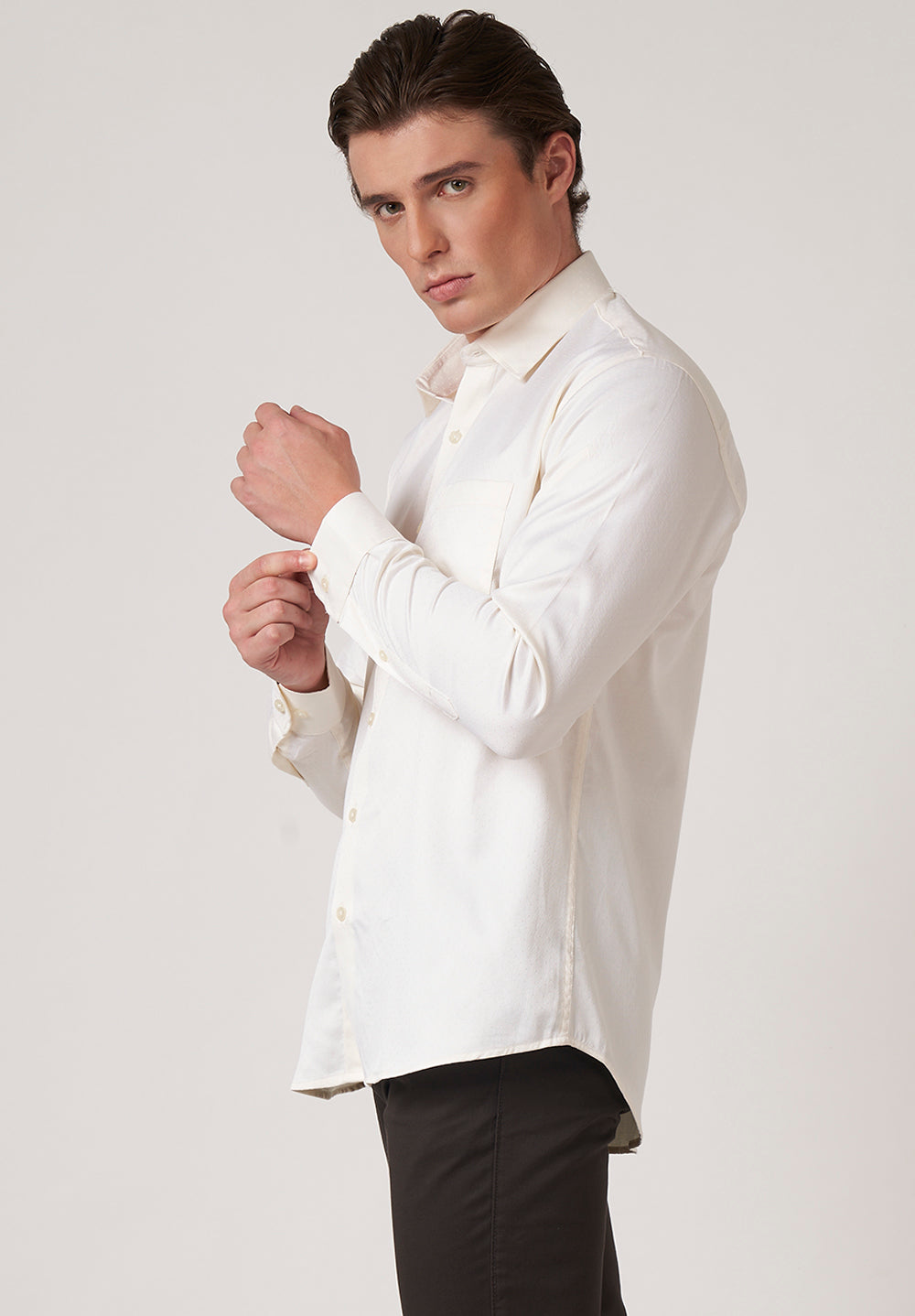 Giza Pure Cotton Formal-Slim Fit Shirt - S48475