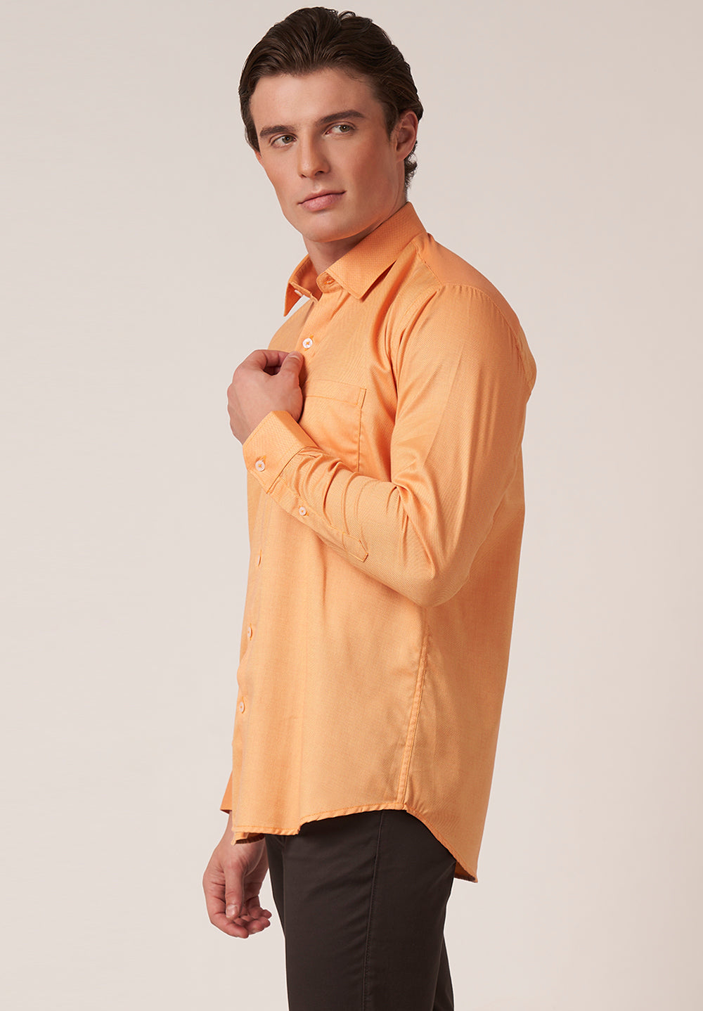 Giza Pure Cotton Formal-Slim Fit Shirt - S48461