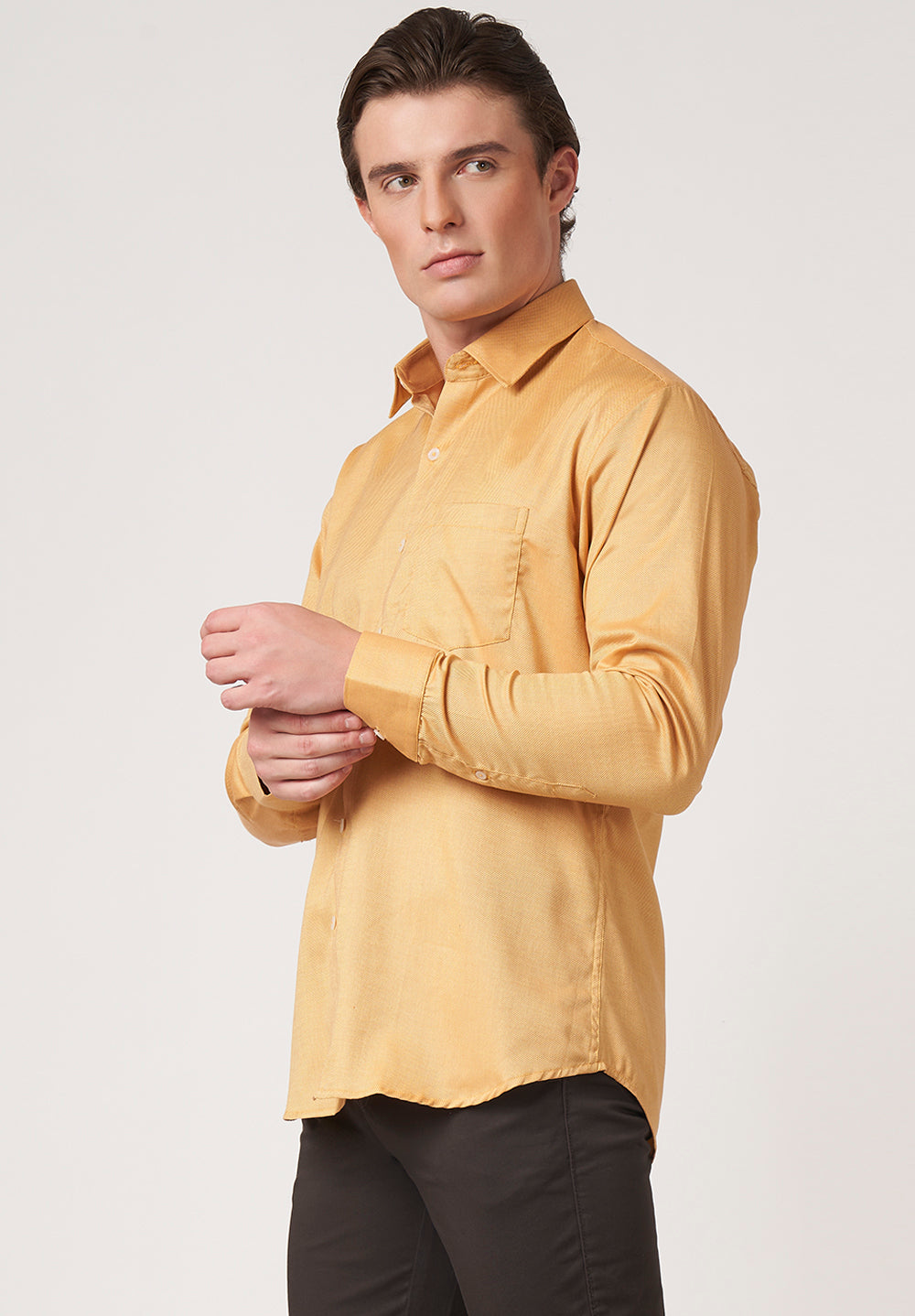 Giza Pure Cotton Formal-Slim Fit Shirt - S48463