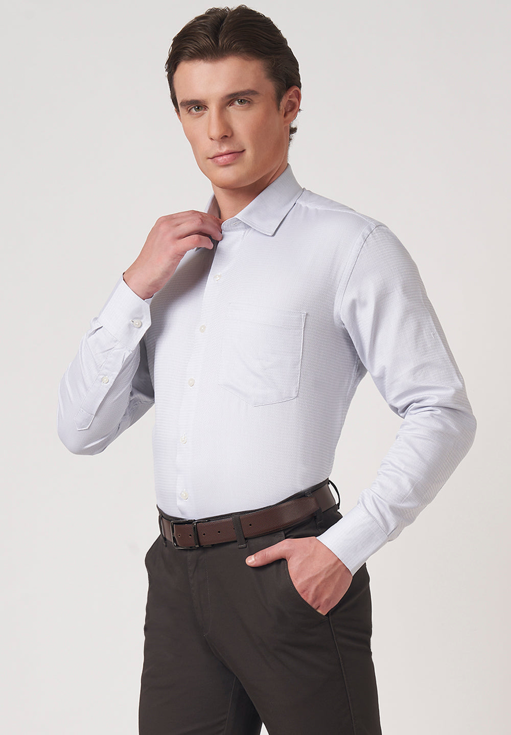 Giza Pure Cotton Formal-Regular Fit Shirt - 49556