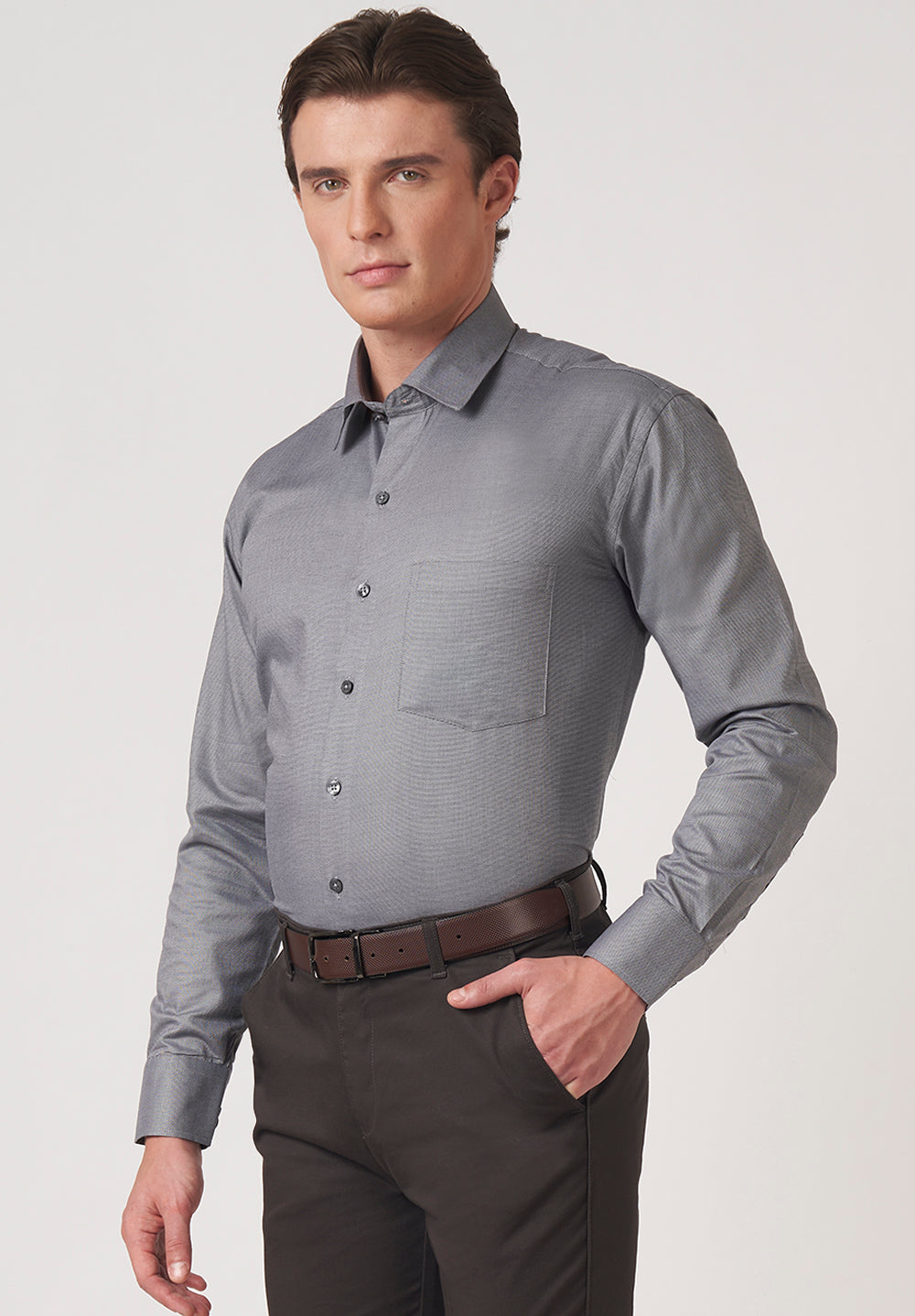 Giza Pure Cotton Formal-Regular Fit Shirt - 49620