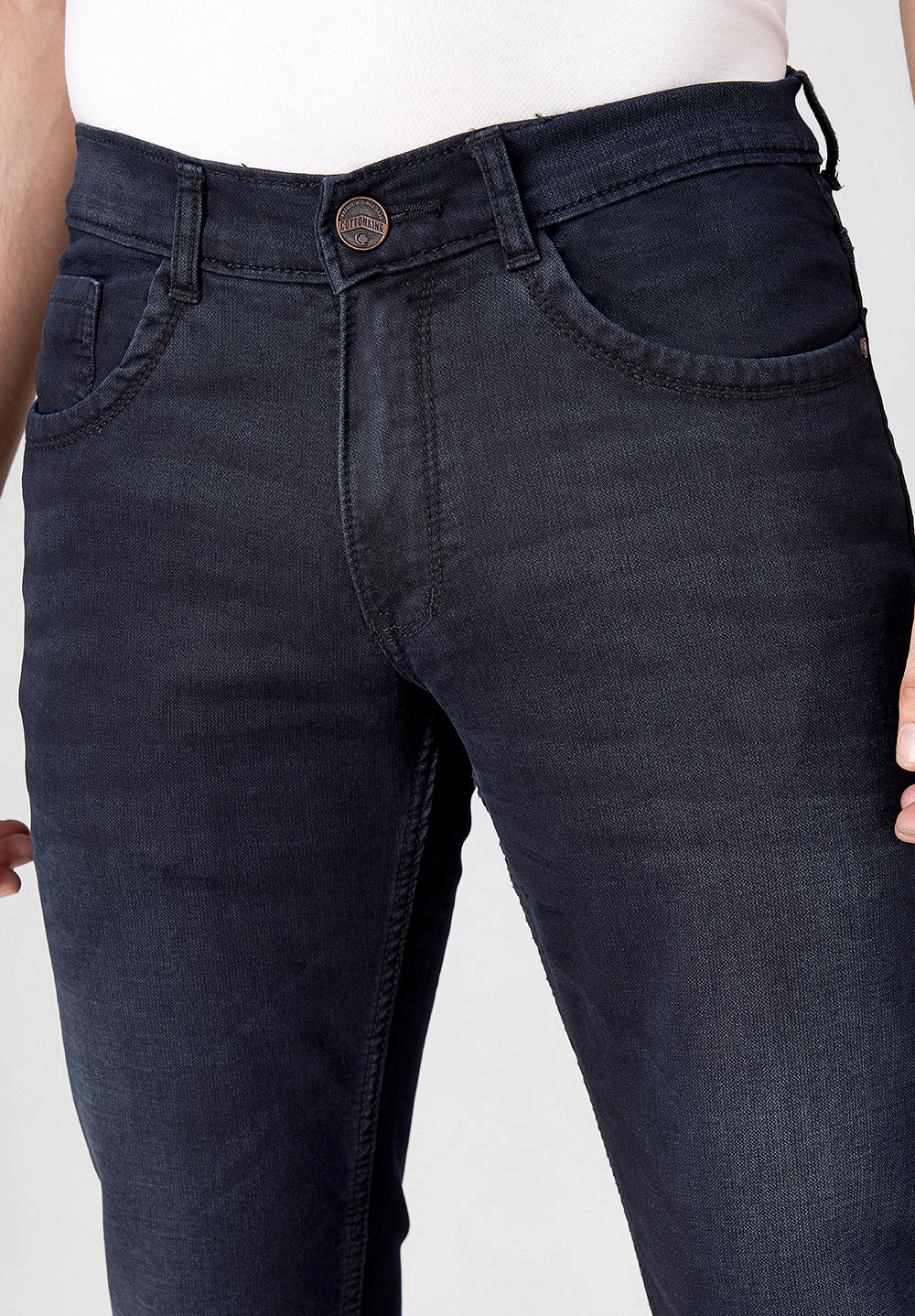 Dark Blue Slim Fit Jeans - D41830