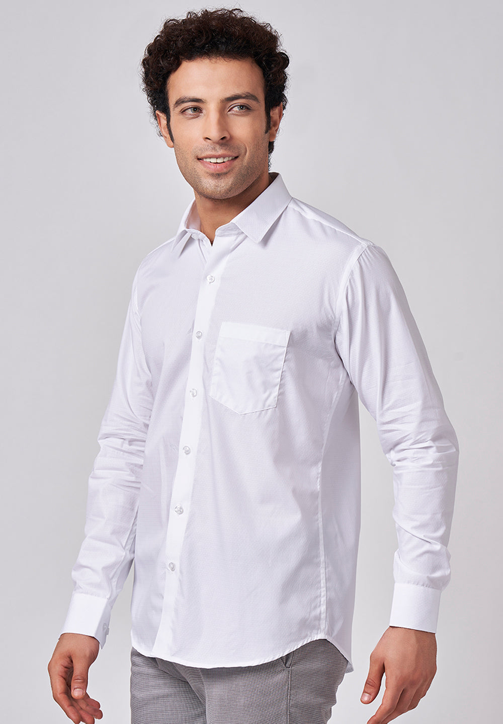 PURE COTTON FORMAL-SLIM FIT SHIRT - S45150