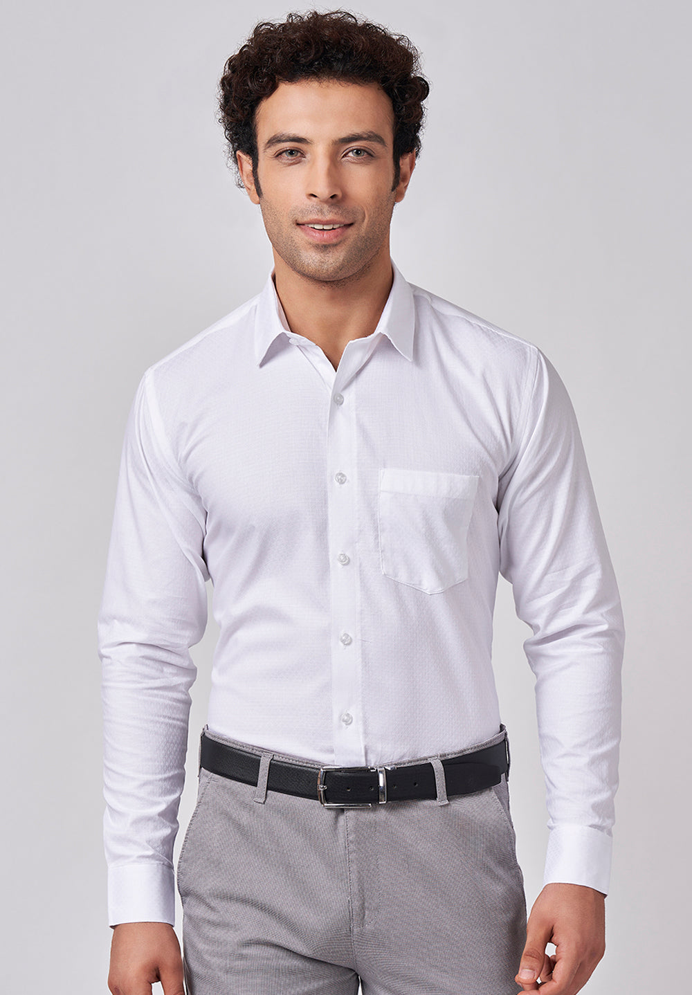 PURE COTTON FORMAL-SLIM FIT SHIRT - S45148