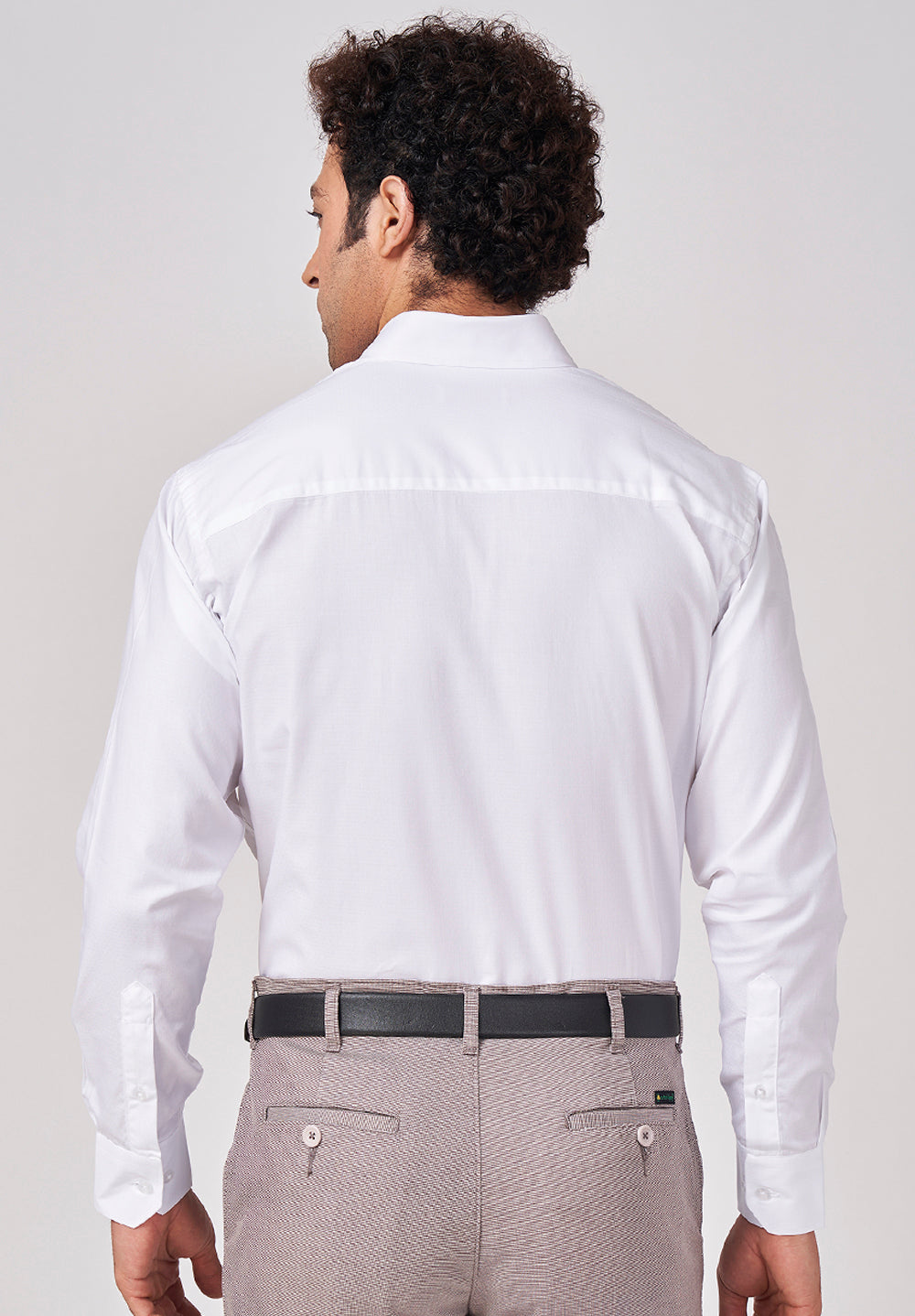 Foraml Fit Men White Regular Fit Formal Shirt – Cottonking