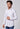 Men White Slim Fit Formal Shirt