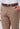 Brown Narrow Fit Cotton Trouser