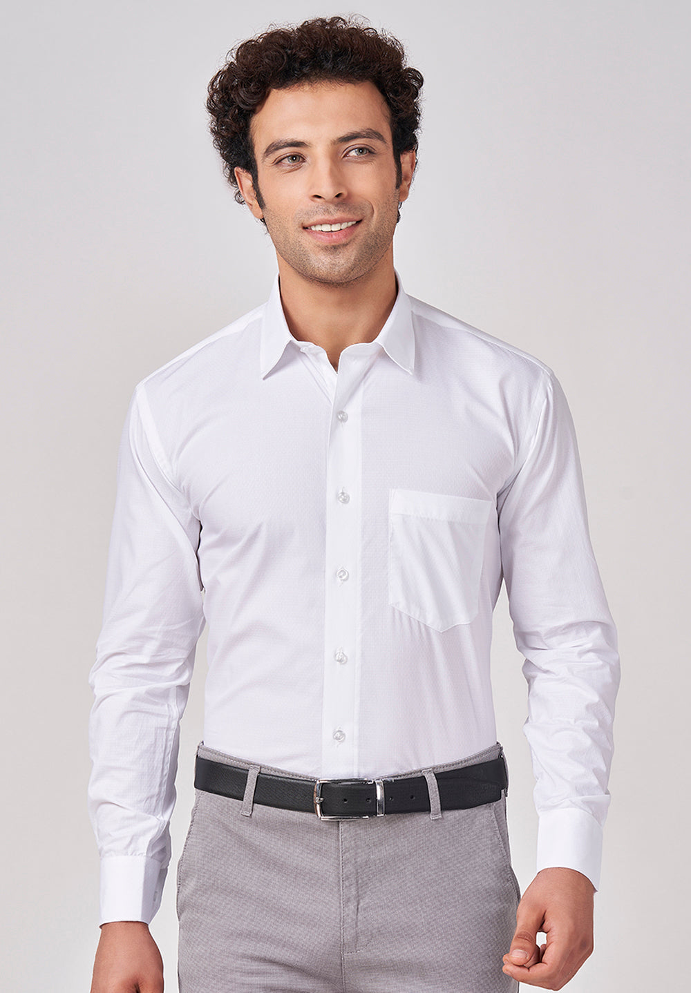 Gucci Men’s Black Long Sleeve Button-Down Shirt – Double G Monogram, 100% Cotton, Slim Fit, Plaid