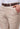 Beige Narrow Fit Cotton Trouser