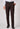 Brown Narrow Fit Cotton Trouser