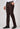 Brown Narrow Fit Cotton Trouser