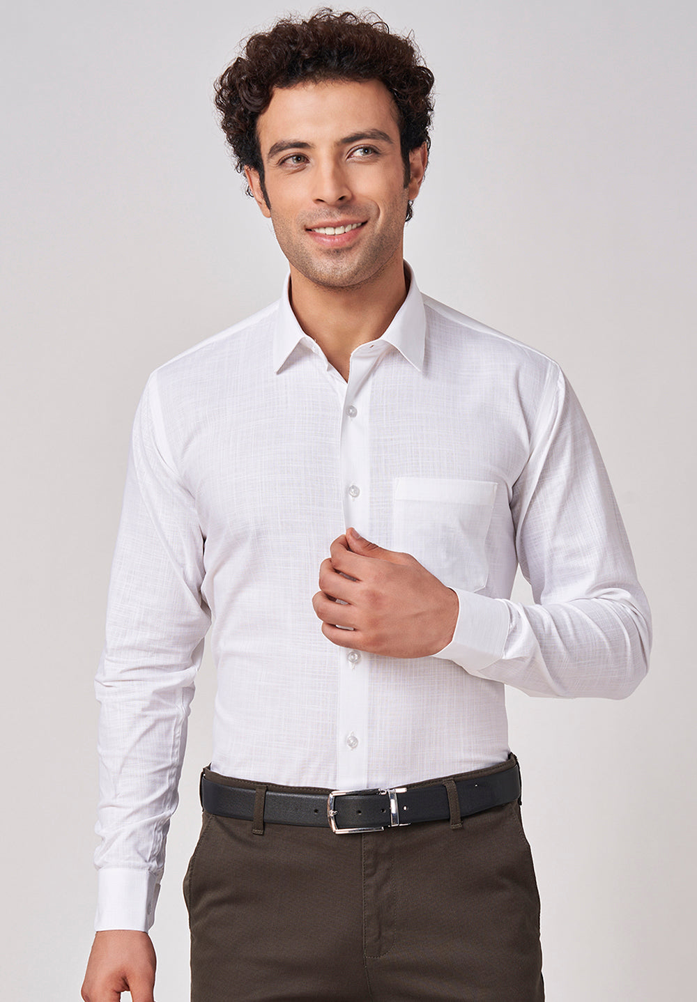 PURE COTTON FORMAL- SLIM FIT SHIRT - S45400