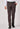 Brown Narrow Fit Cotton Trouser