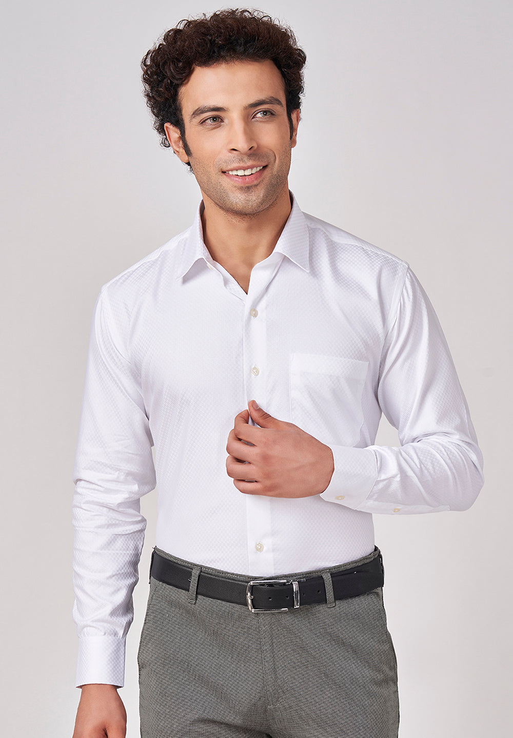 PURE COTTON FORMAL- REGULAR FIT SHIRT - 45154