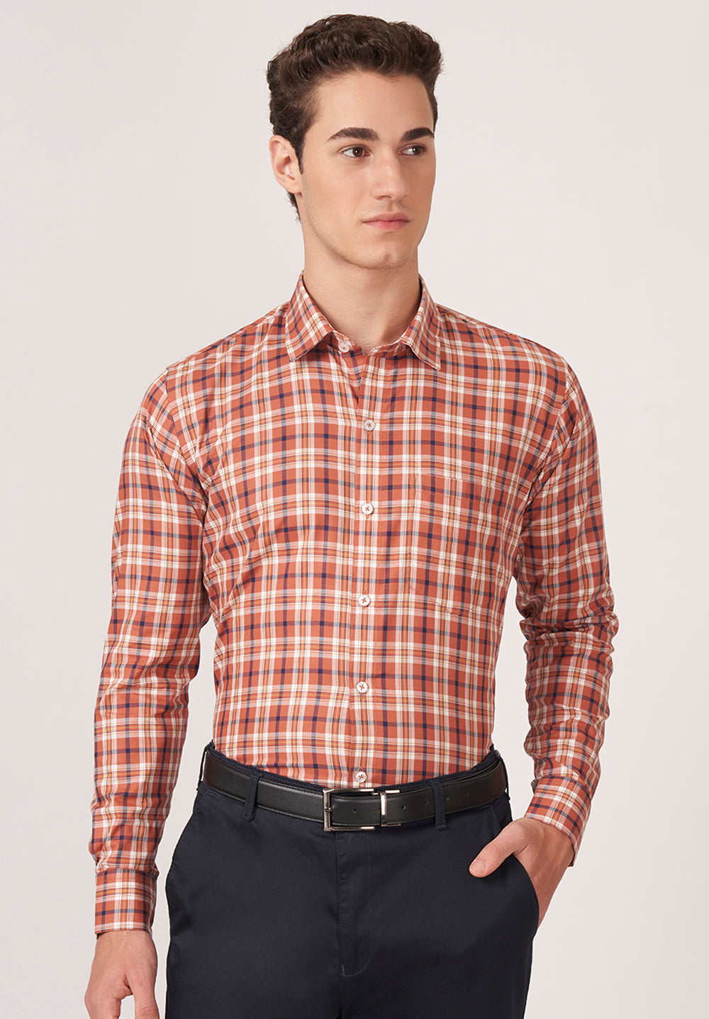 PURE COTTON FORMAL- SLIM FIT SHIRT- S43592