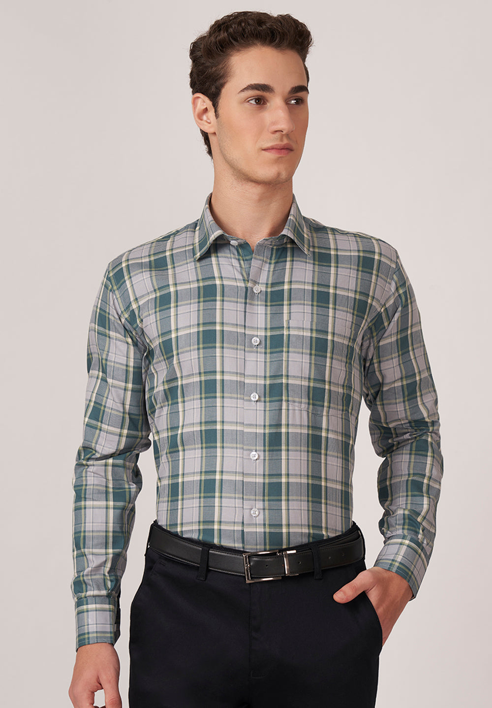 Urban Twist PURE COTTON FORMAL-REGULAR FIT SHIRT- 49151