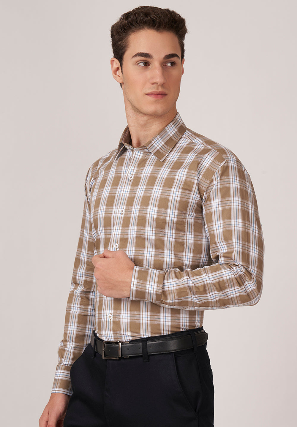 Urban Twist PURE COTTON FORMAL-REGULAR FIT SHIRT- 49132