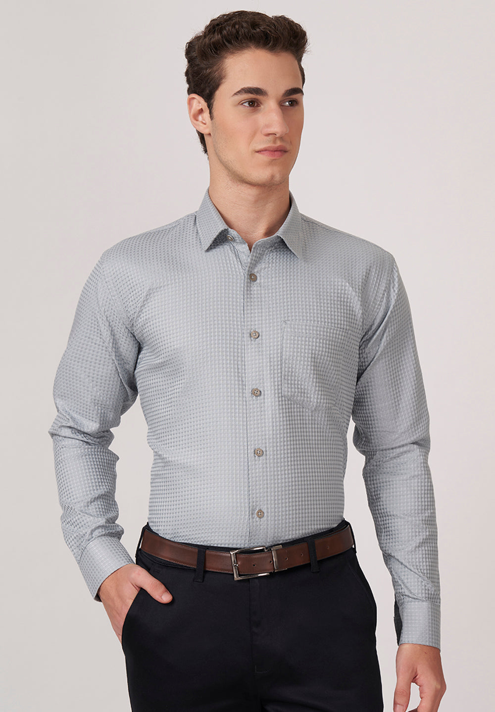 Urban Twist PURE COTTON FORMAL-SLIM FIT SHIRT- S50047