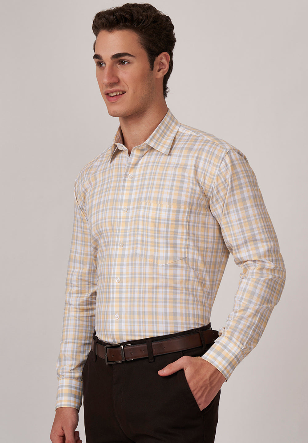 Urban Twist PURE COTTON FORMAL-SMART FIT SHIRT-49157