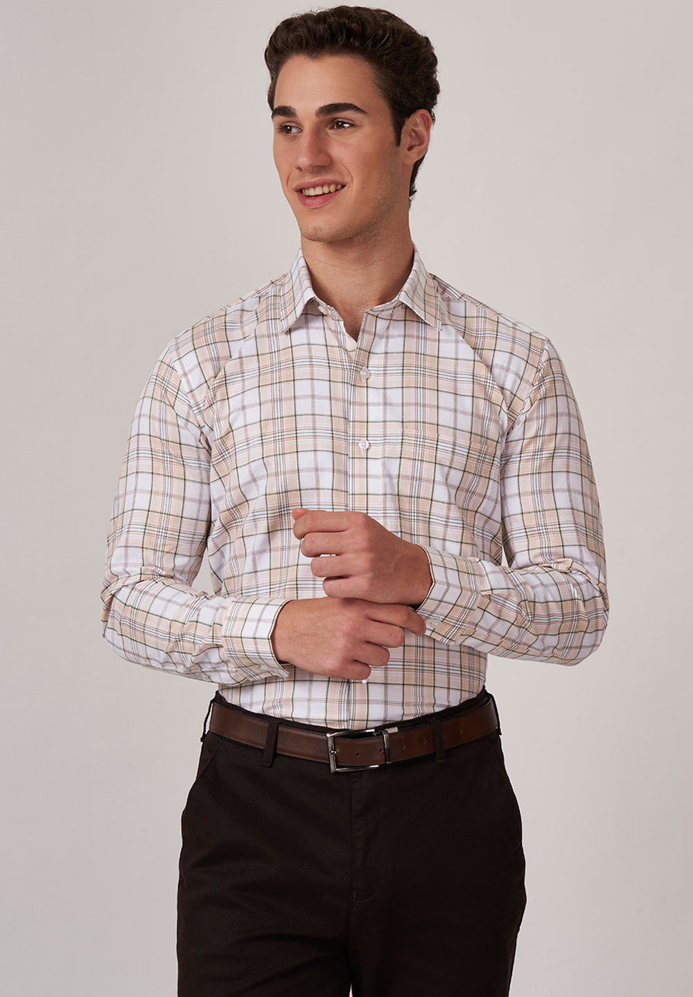 Urban Twist PURE COTTON FORMAL- REGULAR FIT SHIRT - 49154