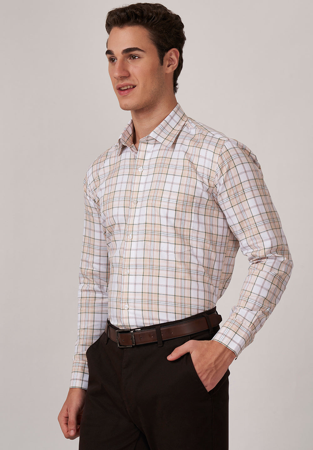 Urban Twist PURE COTTON FORMAL- REGULAR FIT SHIRT - 49154