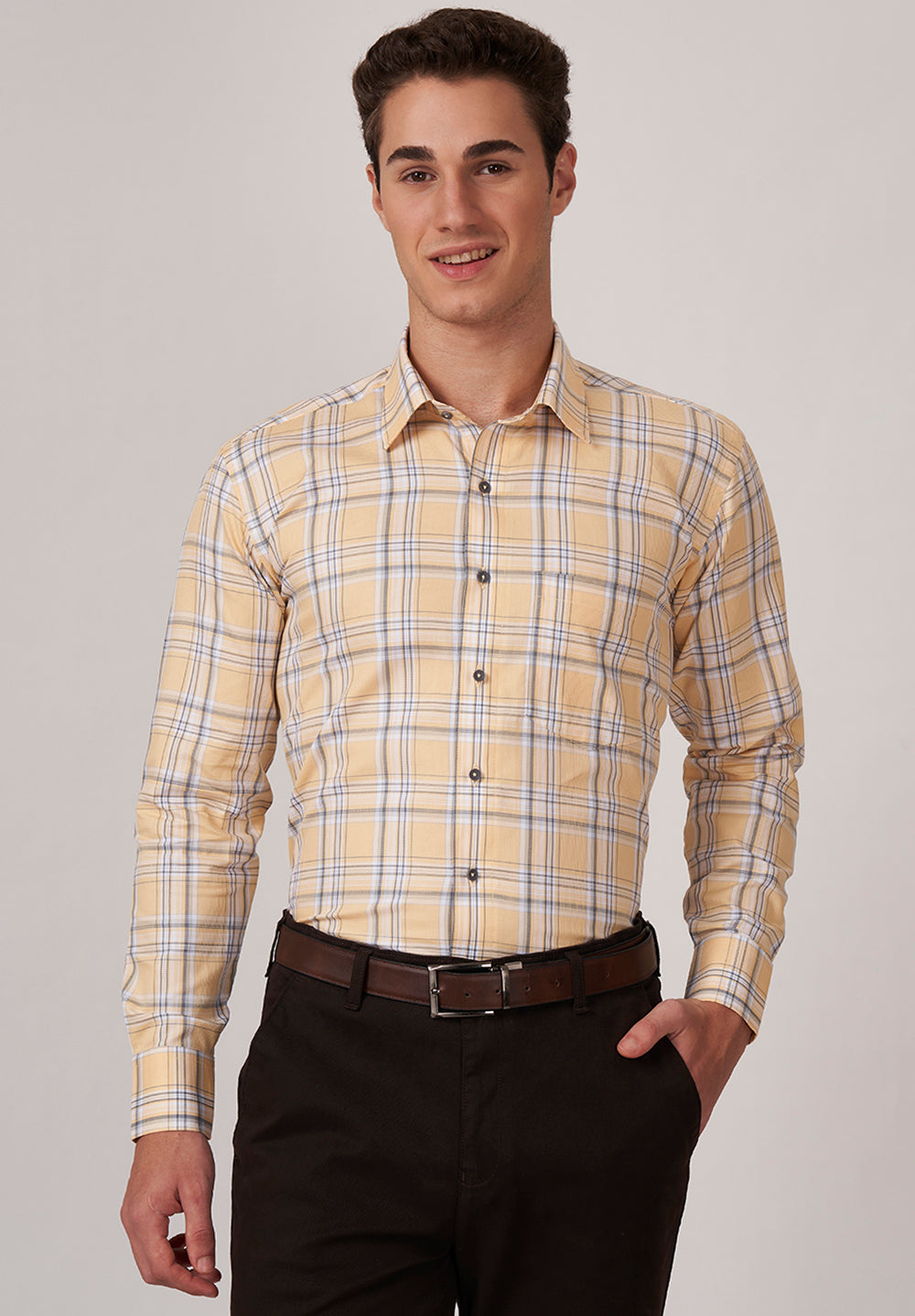 Urban Twist PURE COTTON FORMAL- REGULAR FIT SHIRT - 49147