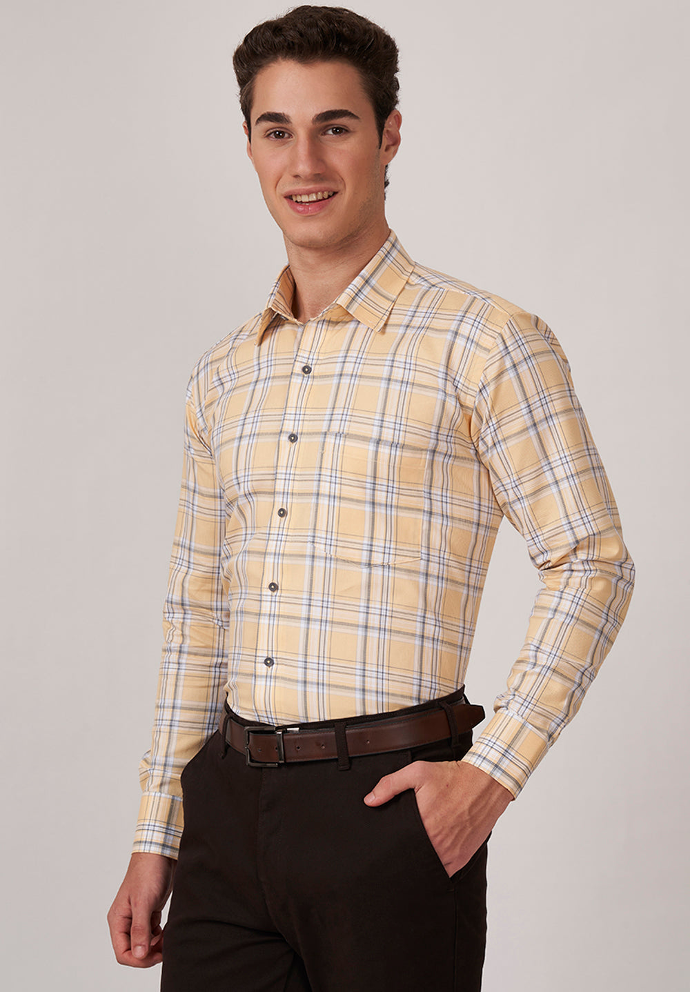 Urban Twist PURE COTTON FORMAL- REGULAR FIT SHIRT - 49147