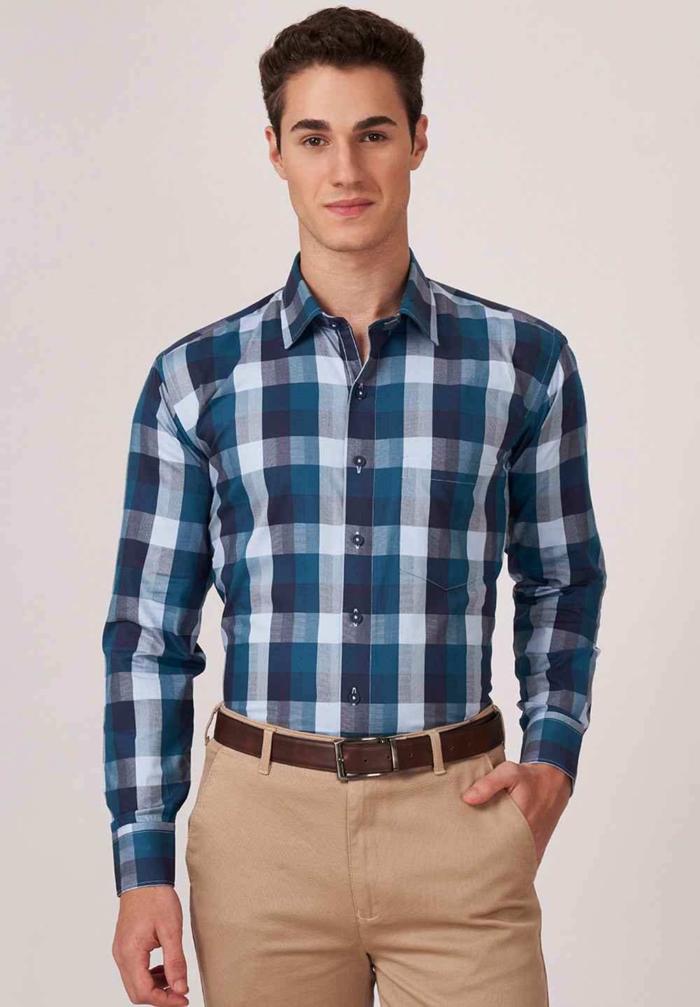 Urban Twist PURE COTTON FORMAL- REGULAR FIT SHIRT - 49136