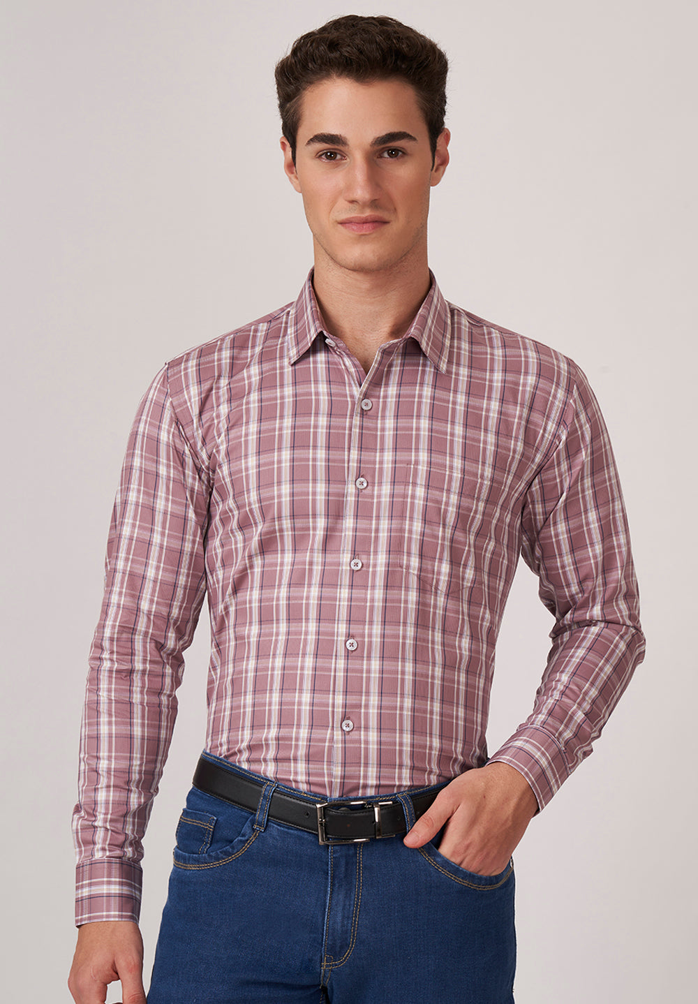 PURE COTTON FORMAL- SLIM FIT SHIRT- S49126