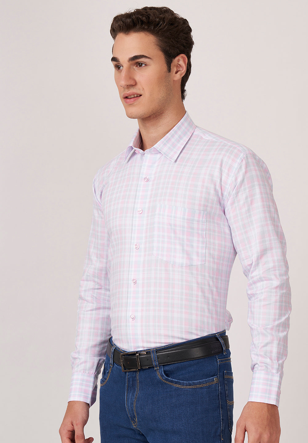 Urban Twist PURE COTTON FORMAL- REGULAR FIT SHIRT - 49156