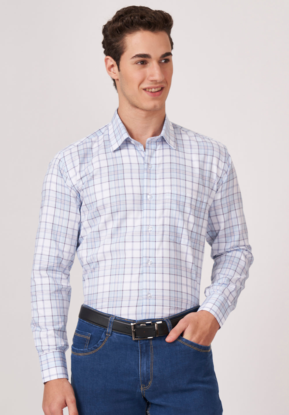 Urban Twist PURE COTTON FORMAL- REGULAR FIT SHIRT - 49155