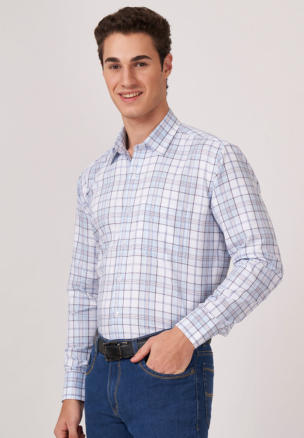 Urban Twist PURE COTTON FORMAL- REGULAR FIT SHIRT - 49155