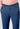 Blue Narrow Fit Cotton Trouser
