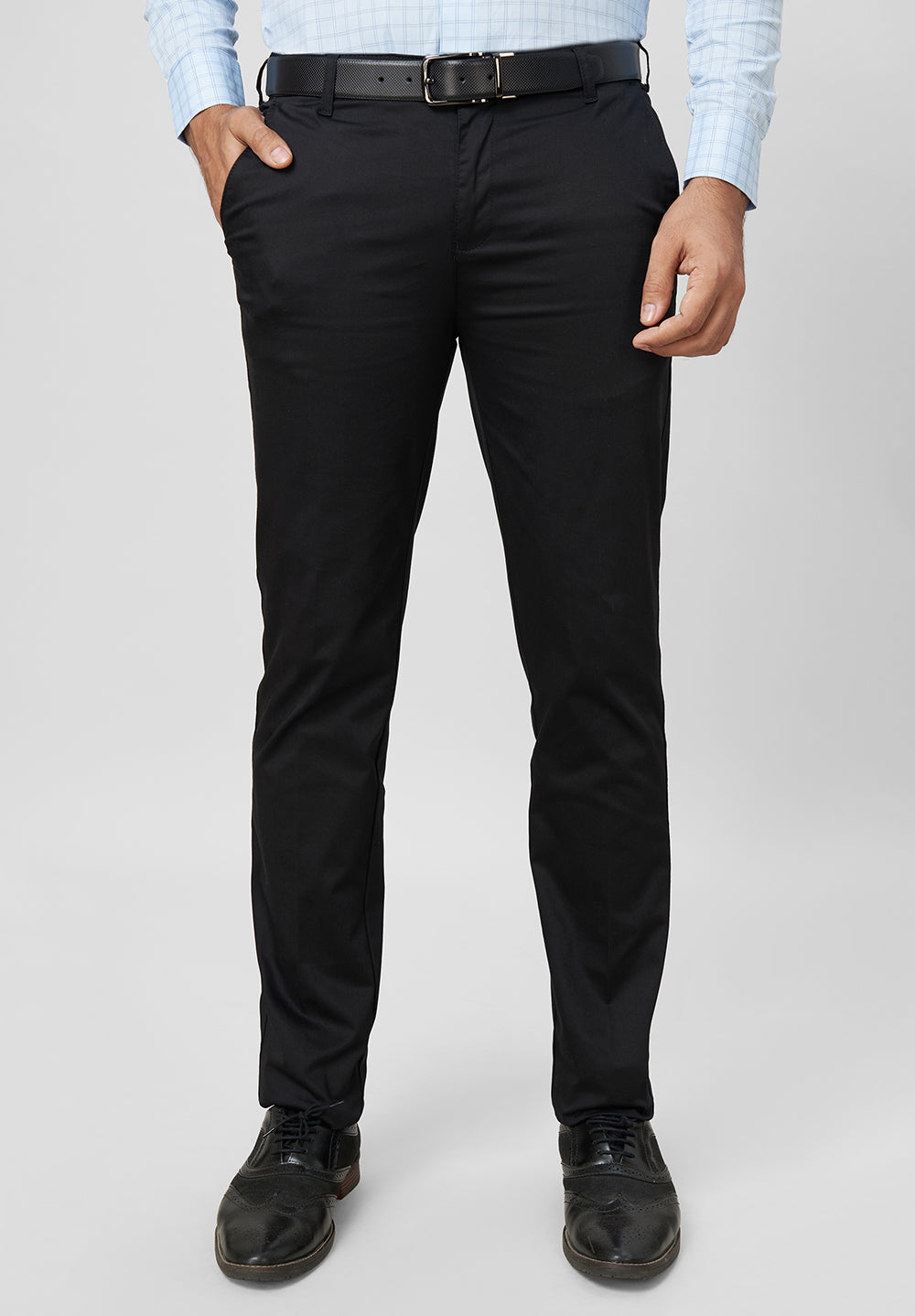 Narrow Fit Cotton Trouser - N41308