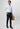 Black Narrow Fit Cotton Trouser