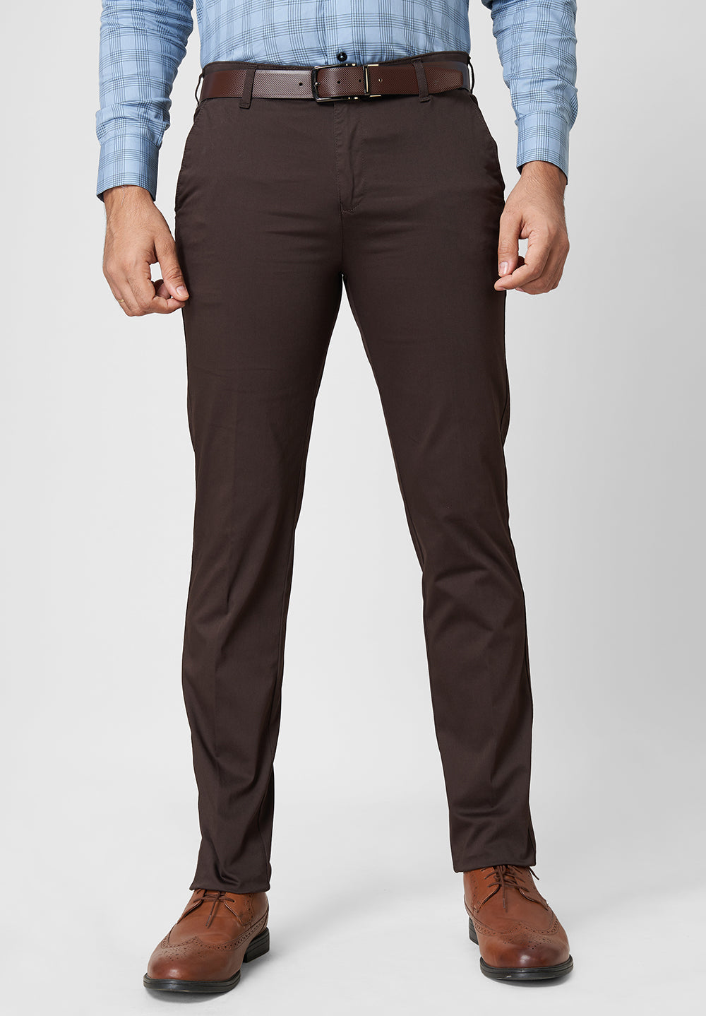 Narrow Fit Cotton Trouser - N41312