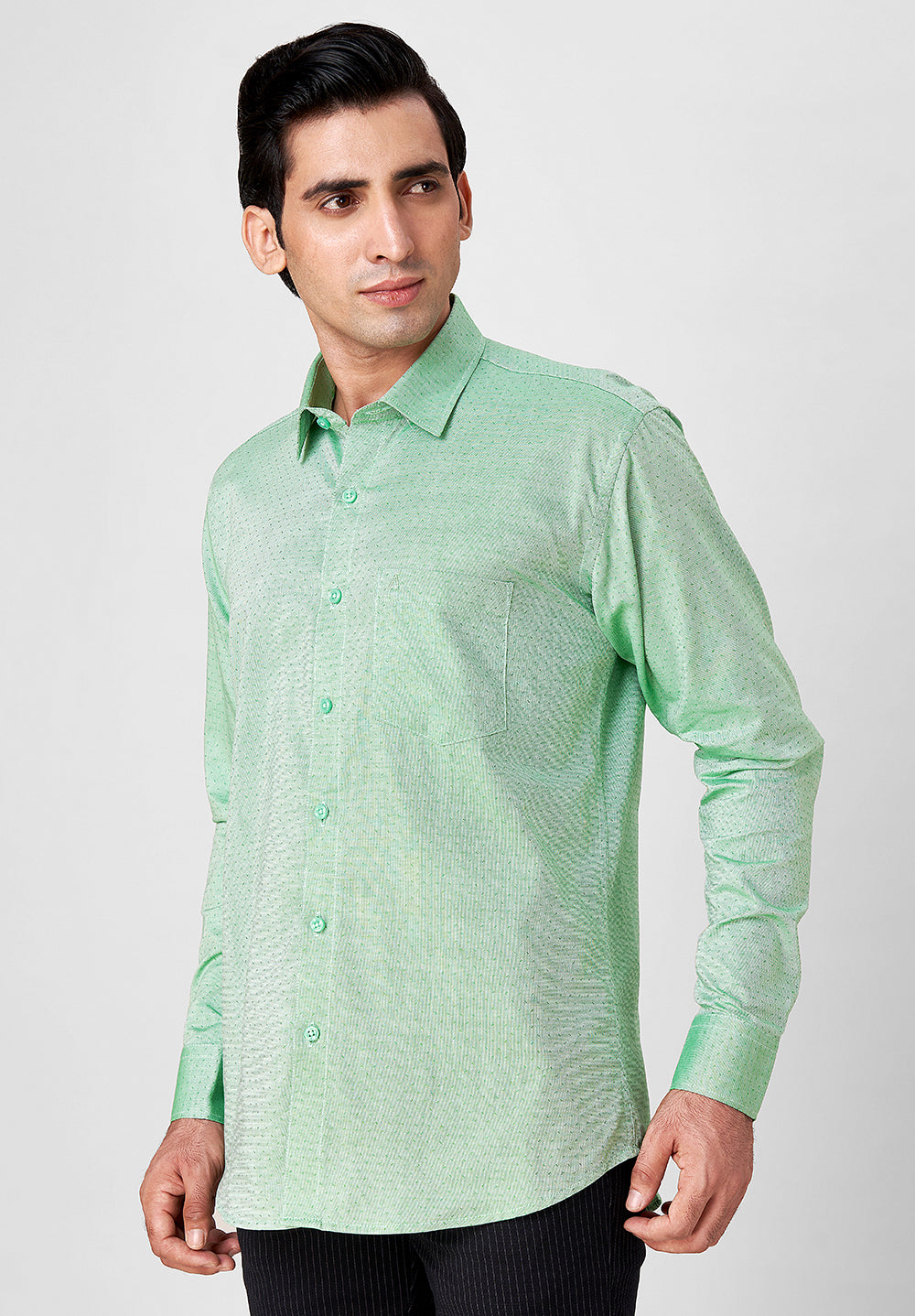 Pure Cotton Formal-Slim Fit Shirt - S42631