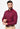 Men Red Slim Fit Formal Shirt