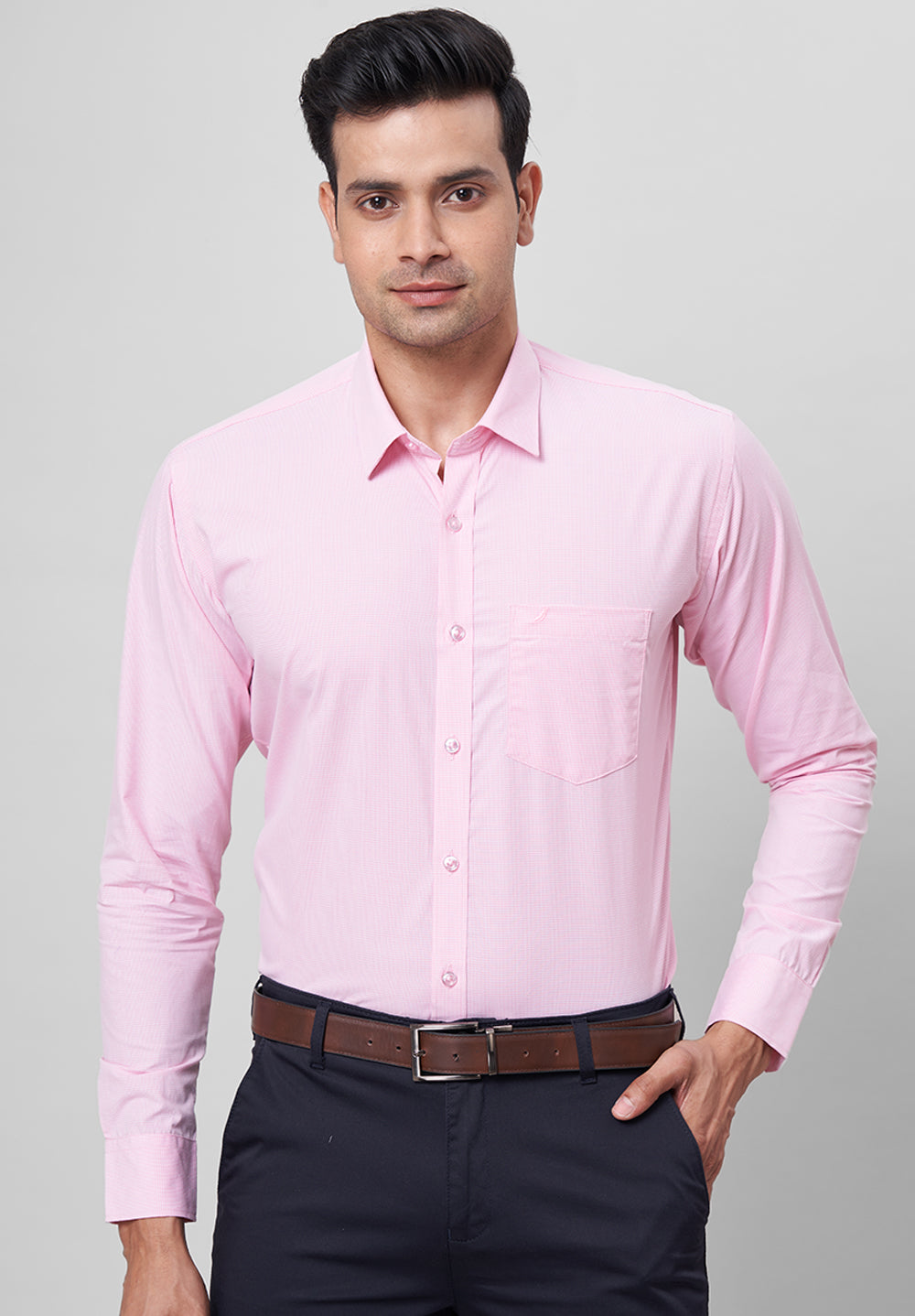 Pure Cotton Formal-Slim Fit Shirt - S42699