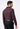 Men Maroon Slim Fit Formal Shirt