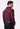 Men Maroon Slim Fit Formal Shirt