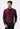 Men Maroon Slim Fit Formal Shirt