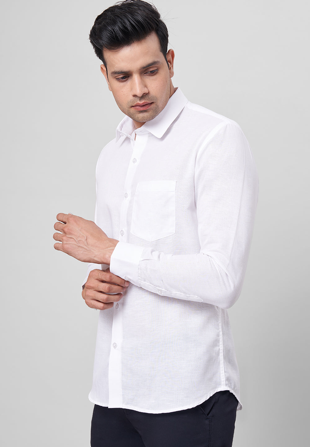 Pure Cotton Formal-Slim Fit Shirt - S8284