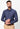 Men Blue Slim Fit Formal Shirt